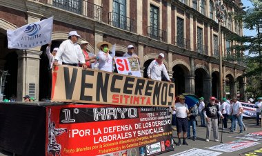 Por los derechos laborales  fue la marcha de este 1/05