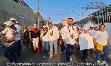 Rafa Reyes y David Ortiz hacen compromisos con habitantes de las colonias Bugambilias y El Edén