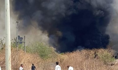 Quema de pastizales para recinto ferial afecta a escuela, denuncian