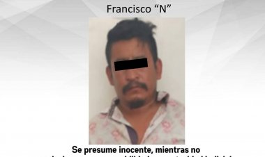 Acusado de violencia familiar, detenido Francisco en Cuautla