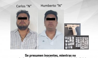 Cayeron por violar la Ley Federal de Armas de Fuego y Explosivos