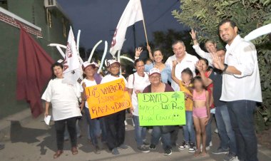 Se comprometen Rafa Reyes y David Ortiz  con vecinos de El Castillo y Pinos de Jiutepec