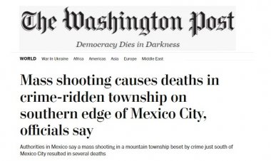 El The Washington Post difunde la masacre en Huitzilac