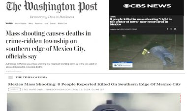 Washington Post, CBS e incluso en   Asia, reportan masacre en Huitzilac