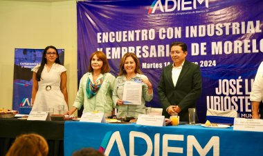 Ante empresarios, Lucy Meza Guzmán se compromete a reconstruir la seguridad