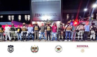 Desarticulan banda dedicada a robar a transportistas; cayeron 9