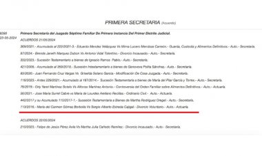 De exgobernador a deudor  alimentario, Sergio Estrada