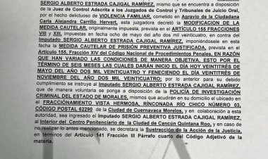 Pasará 6 meses en la cárcel Sergio Estrada, por decreto judicial