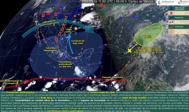 Pronostican lluvias fuertes para este fin de semana en el estado