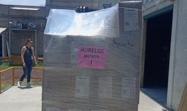 Llegó este viernes el material electoral para elección local