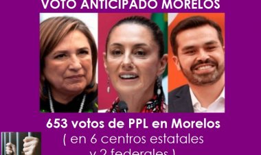 Se volcaron los reos a dar su voto a Claudia, Xóchitl o, acaso, a Jorge