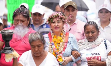 Llama Lucy Meza a los pueblos del Poniente a sufragar y defender el voto