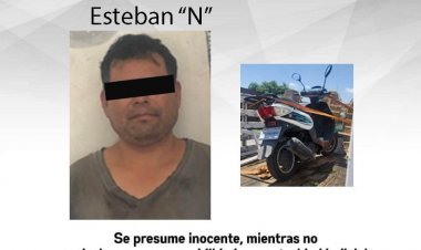 Montaba una moto en Yautepec, pero el vehículo resultó robado