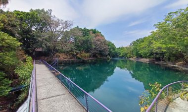 Ya espera a visitantes el lago del Parque Barranca Chapultepec