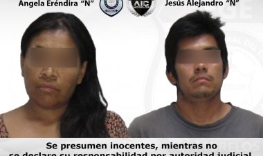 Pareja vinculada por robo de vehículo con violencia