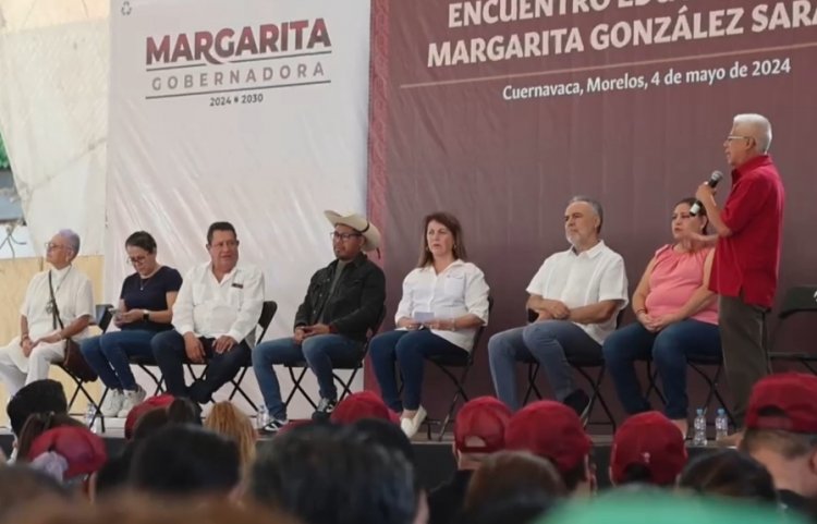 Tiene Margarita el respaldo de los maestros para ser la gobernadora