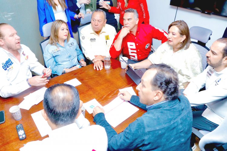 Lucy Meza se coordina con Xóchitl  y otros candidatos por la seguridad