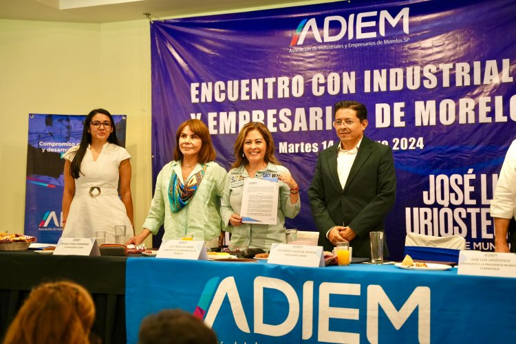 Ante empresarios, Lucy Meza Guzmán se compromete a reconstruir la seguridad