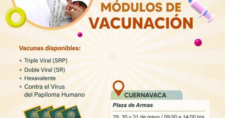 Ofrece SSM vacuna contra  sarampión en 3 municipios