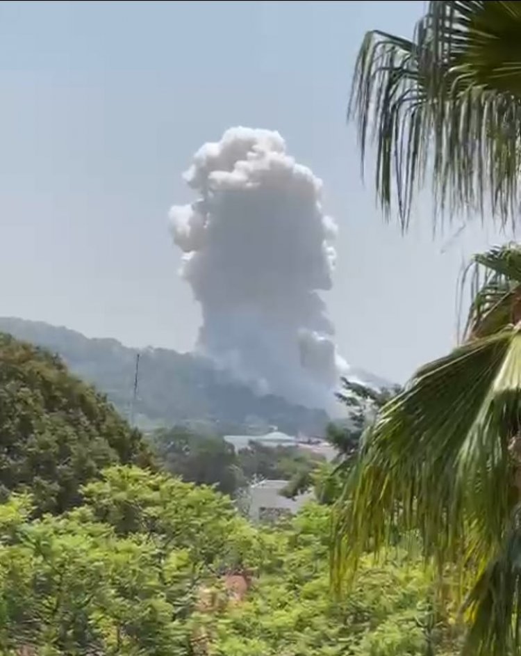 Explosión de polvorín en Ocotepec, sólo con daños materiales
