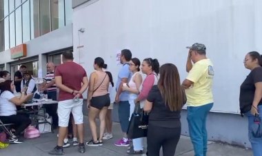 Hacia las 4 de la tarde, una casilla especial, sin boletas