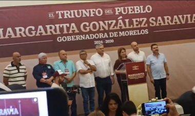 Margarita González Saravia declara triunfo Irreversible