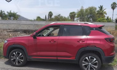 Traía costosa camioneta Changan CS35 plus, pero con reporte de robo