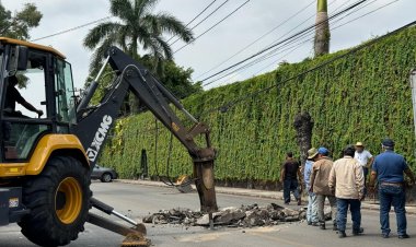Solo con presión vecinal, atendió fuga el gobierno de Cuernavaca