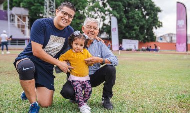 Festejó DIF Morelos a los papás con Rally Deportivo