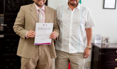 Samuel Sotelo tomó la protesta al nuevo subsecretario de Gobierno