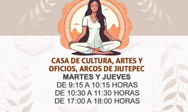 En Jiutepec, el gobierno municipal ofrece lecciones gratuitas de yoga