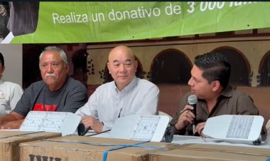 Jojutla recibió 3 mil lámparas en donación