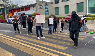 Hartos por la inseguridad, habitantes de Santa María bloquean vía