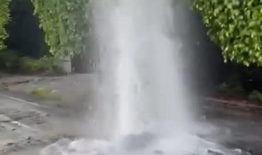 Se padecieron fugas de agua potable en la Avenida Palmira