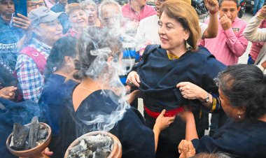 A Margarita le otorgan  chincuete de Tetelcingo