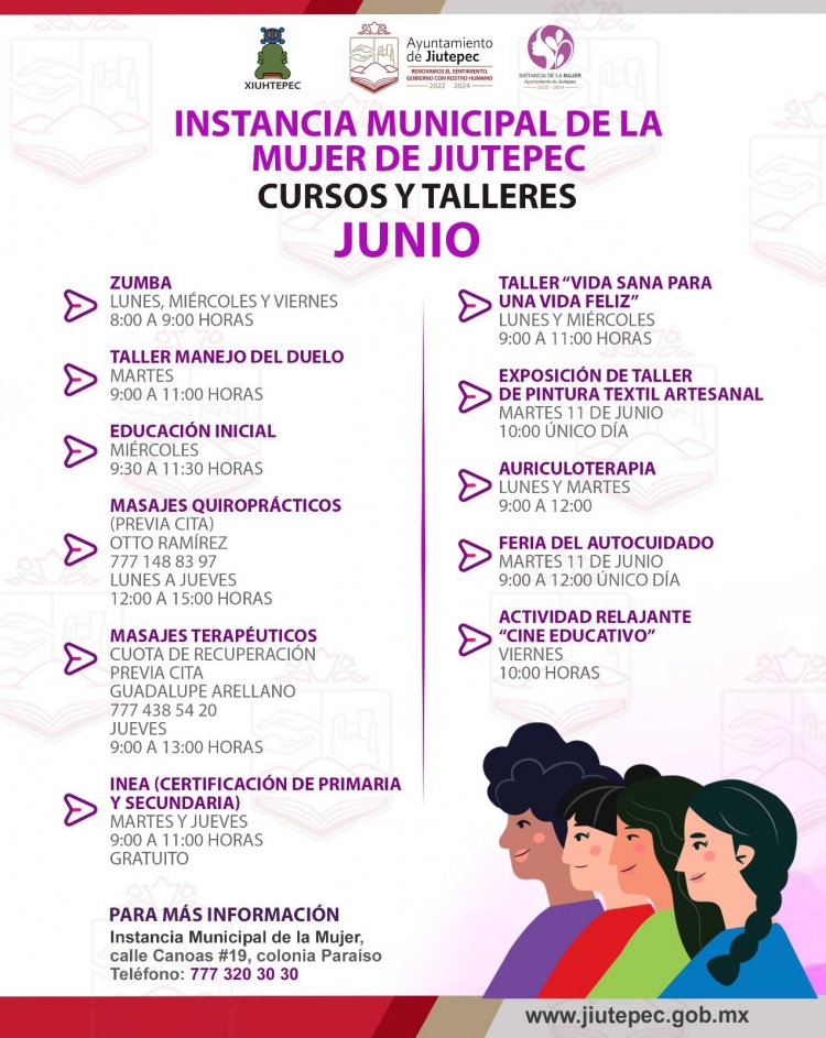 Con cursos y talleres, gobierno de Jiutepec empodera a las mujeres