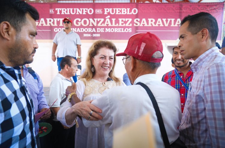 Primer recorrido de Margarita González Saravia servirá para mejorar la carretera de acceso a la Sierra de Huautla