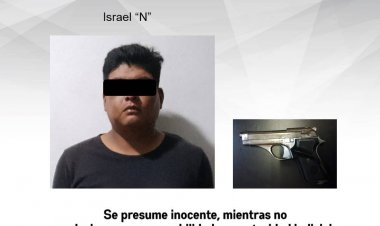 Sorprendido en Zacatepec, portando un arma prohibida