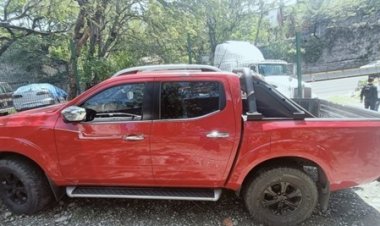 Se recuperó en Cuernavaca una Nissan Frontier de 2019