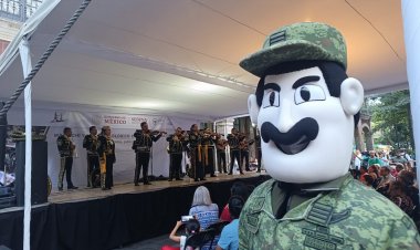 Junto a Sedena y GN, hubo presentaciones culturales