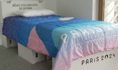 Atletas presumen camas ¨Anti S3x0¨en la Villa Olímpica de París