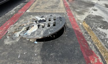 Baches y hundimientos en la capital traen accidentes