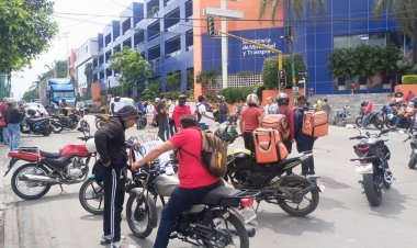 Muestran furia motociclistas  contra operativo Moto Segura