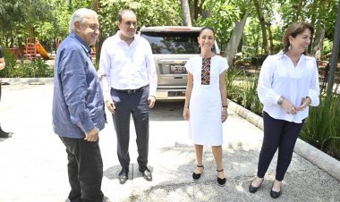 Margarita y Cuauhtémoc analizan proyectos con AMLO y Sheinbaum