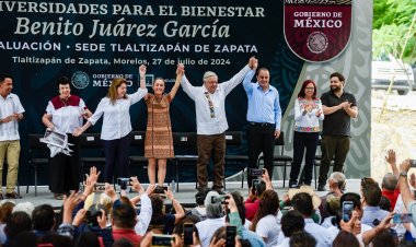 Confirman AMLO y Cuauhtémoc Blanco funcionamiento de programas federales