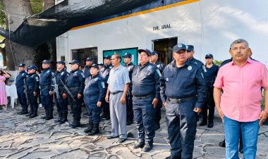 Elementos de seguridad de Jojutla abandonan su actividad por jubilación