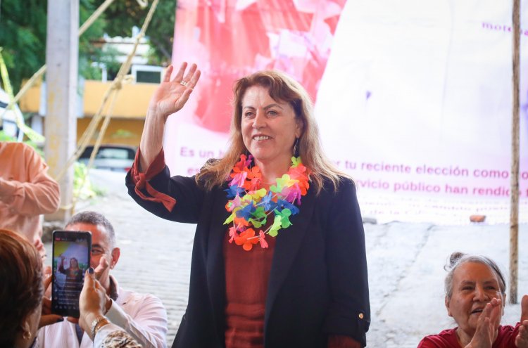 Ratifica Margarita González apoyo a familias de Cuernavaca