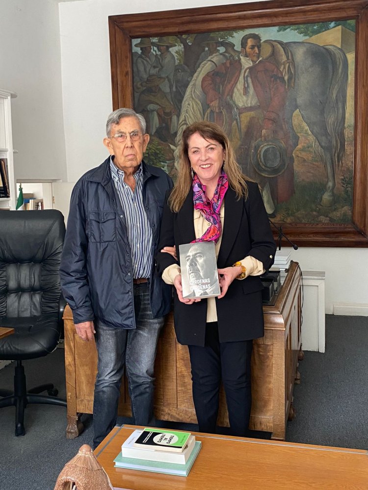 Se reunió Margarita González con Cuauhtémoc Cárdenas