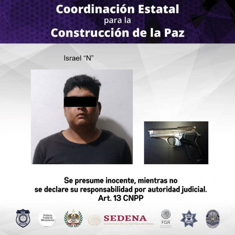 Sorprendido en Zacatepec, portando un arma prohibida