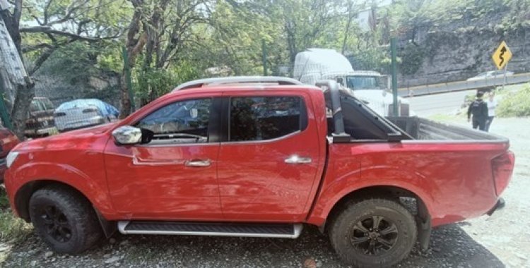 Se recuperó en Cuernavaca una Nissan Frontier de 2019